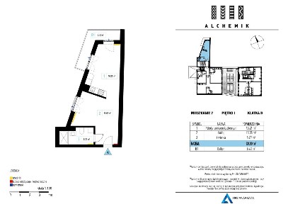 2-pokojowe mieszkanie 39m2 + balkon