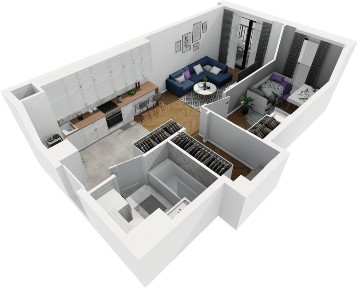 Nowe 2-pokojowe mieszkanie z balkonem - centrum Łodzi