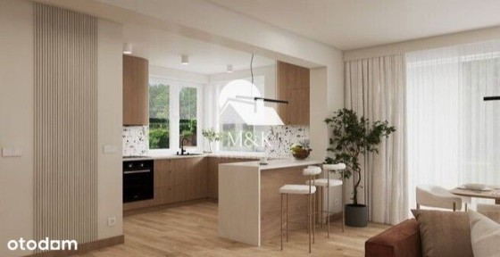 Bliźniak połączony podwójnym garażem blisko WKD