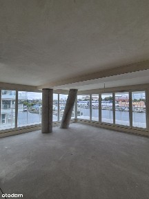 Przeszklony apartament nad Odrą z widokiem 180°| Balkon + loggia