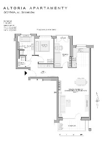 3-pok klimatyzowane mieszkanie, ostatnie piętro z widokiem, os.Altoria
