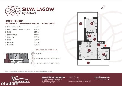 NOWE mieszkanie na os. SILVA LAGOW w Łagowie!