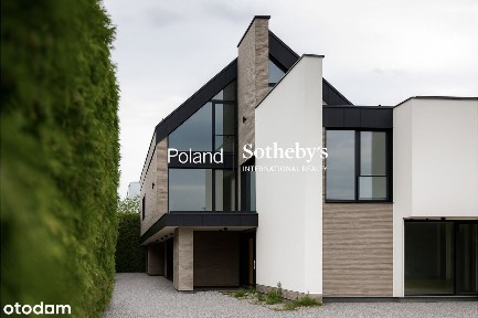 Nowoczesny dom w zabudowie bliźniaczej Wilanów Zawady