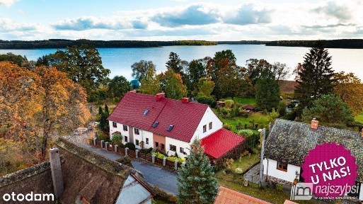 Piława- dom z widokiem na jezioro