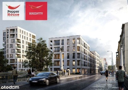 Nowe 2 pokoje w centrum, blisko rzeki!