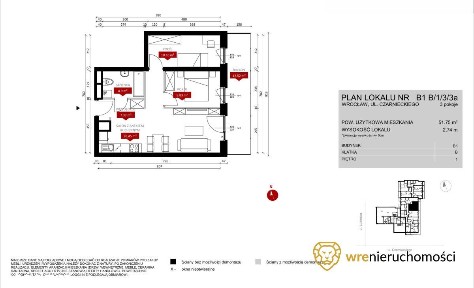 3 pokoje z dużym balkonem | 2028 r. | Deweloperski