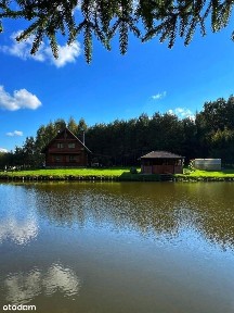 Posiadłość z bala, stawy, prywatny las!Jeziorak