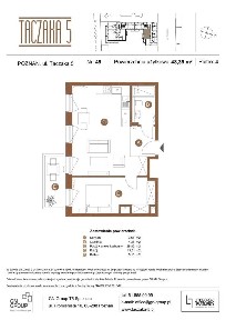 Taczaka 5 | klimatyczny apartament 2-pok. na 4. piętrze | A/4/25
