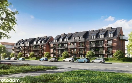2-pokojowe mieszkanie 46m2 + 2 ogródki