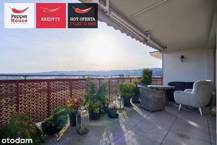 Przestronne 4-pokojowe mieszkanie z dużym tarasem