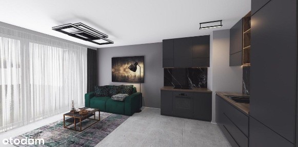 Okazja! Wilanów Gotowe! 2 pok z ogródkiem, Super