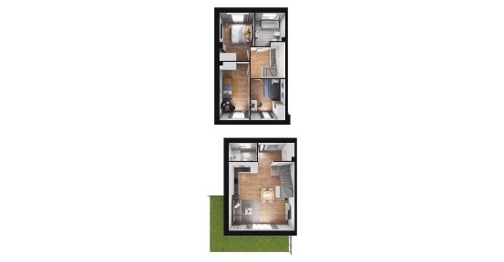 4-pokojowy dom 74m2 + ogródek Bez Pośredników