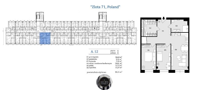 ul. Złota, Piskorzewie, Kalisz, wielkopolskie