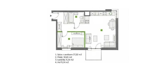 2 pokoje Bez prowizji 0% Pcc Warszawa Włochy