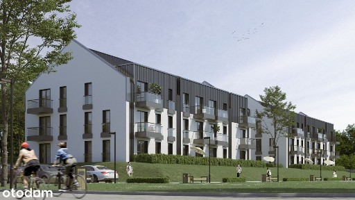 Południowe mieszkanie w nowym budownictwie z oddzielną garderobą