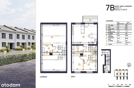 Dwupoziomowe mieszkanie, 5 pokoi, stan dew.