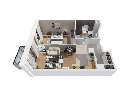 2 pokoje z balkonem | GOTOWE DO ODBIORU | bez prowizji | BEZ PCC