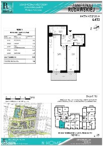 Poświętne / 49,95m² / 2pokoje +garderoba