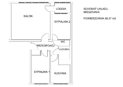 Komfortowe i funkcjonalne 3 pokojowe mieszkanie na ul. Rodzinnej