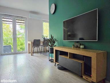 2-pok, Stabłowice Idylla. Wykończone, klimatyzacja, duży balkon,zieleń