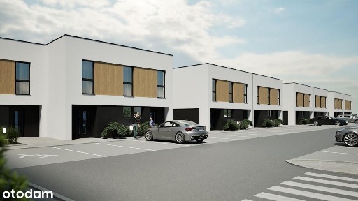 Nowoczesny dom z ogródkiem w zabudowie bliźniaczej, Tychy Wartogłowiec