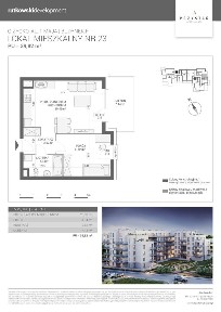 2-pokojowe mieszkanie 39m2 + balkon