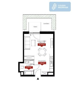 Kawalerka w Cetrum Jeżyc z ogródkiem w dobrej ceni