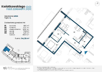 Nowa Dęba | mieszkanie 3-pok. | m54