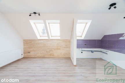 Dwupoziomowe mieszkanie po remoncie, ogród