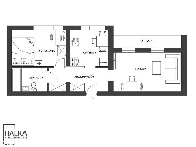 Zamieszkaj w Komorowicach! Jasne 2 pokoje czekają na Ciebie!