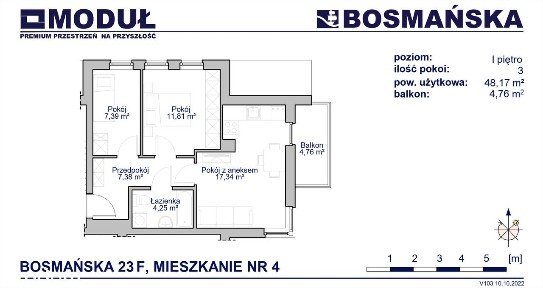 Przystań Bosmańska 3 pokojowe F4