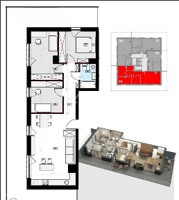 Taras+4pokoje+możliwość większego metrażu