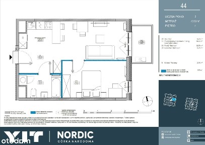 2-pokojowe mieszkanie 42m2 + balkon Bezpośrednio
