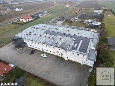 Hala produkcyjna przy trasie S11