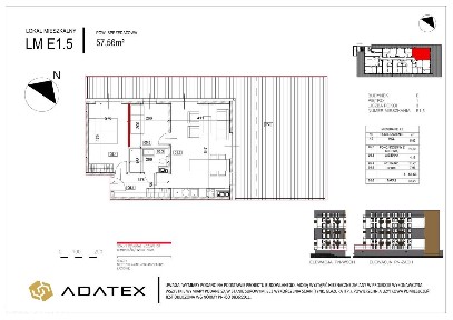 Nowa Dąbrowa | mieszkanie 3-pok. | EE1.5