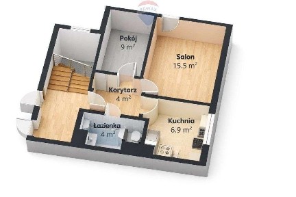 2 pokoje 39 m² | 2 piętro| Kopernika