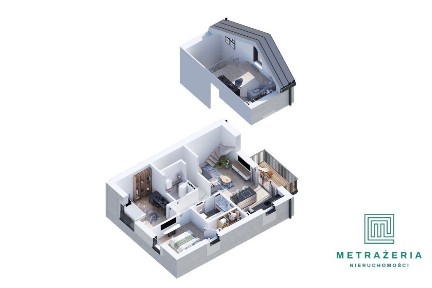 Nowe mieszkanie w spokojnej okolicy w Iławie, dwupoziomowe