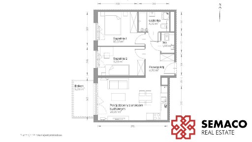 Okazja! Nowe/3pok/54m2/Tramwaj/Bez prowizji i Pcc