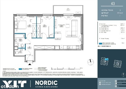 3-pokojowe mieszkanie 67m2 + balkon Bez Prowizji