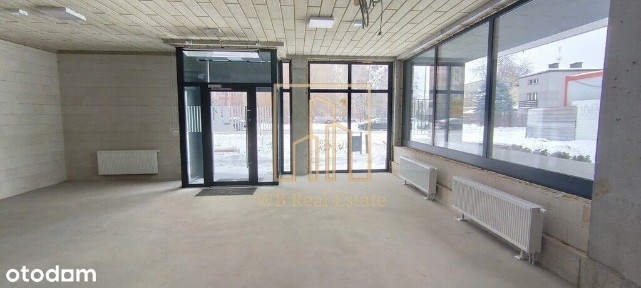przestronny narożny lokal witryny gastro parking