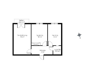 Śródmieście Gdyni | 42 m² do aranżacji, blisko mor