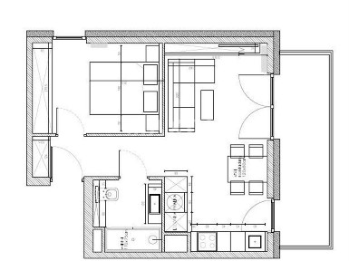 Metro, 2 pokoje, Bohema