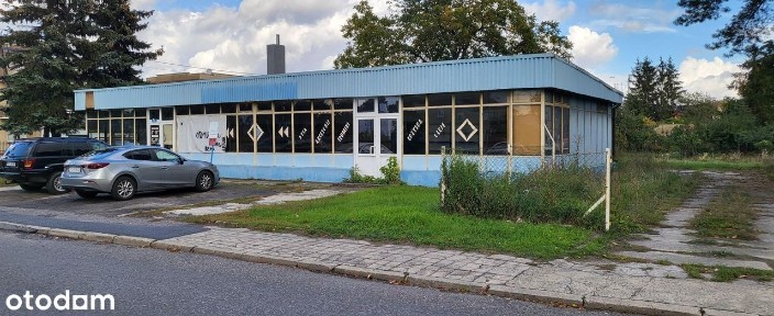 Pawilon handlowy-magazynowy do wynajęcia w centrum Leszna