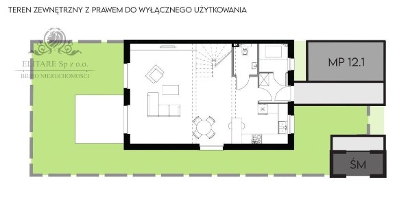 Mieszkanie jak Dom o pow. 110,32 z pompą ciepła, z