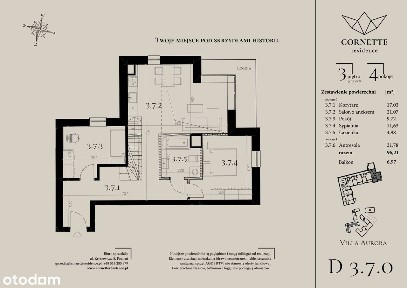 2-pokojowe mieszkanie 96m2 + balkon Bezpośrednio