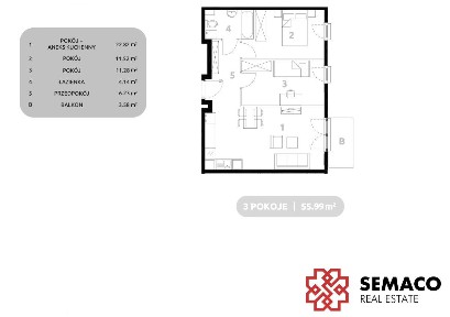 Mieszkanie z balkonem gotowe do odbioru