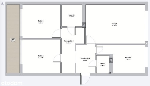 Mieszkanie na sprzedaż - duży potencjał aranżacyjny