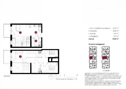 OKAZJA! Dwupoz. 4pok. 75m2 z Antresolą | 2-Balkony | 2-Łaz. | GOTOWE!