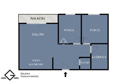 Wrzeszcz | 3 pokoje | Sauna | 62,65 m²