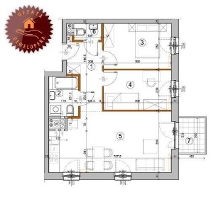 3 pok od Dewelopera Rembertów okno w kuchni